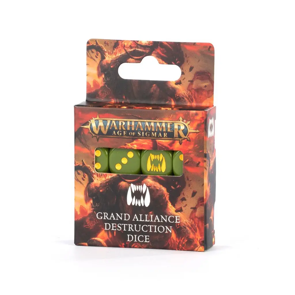 [5011921226412,80-23,Age of Sigmar,Dice,Dés] Age of Sigmar : Grand Alliance Destruction - Set de dés