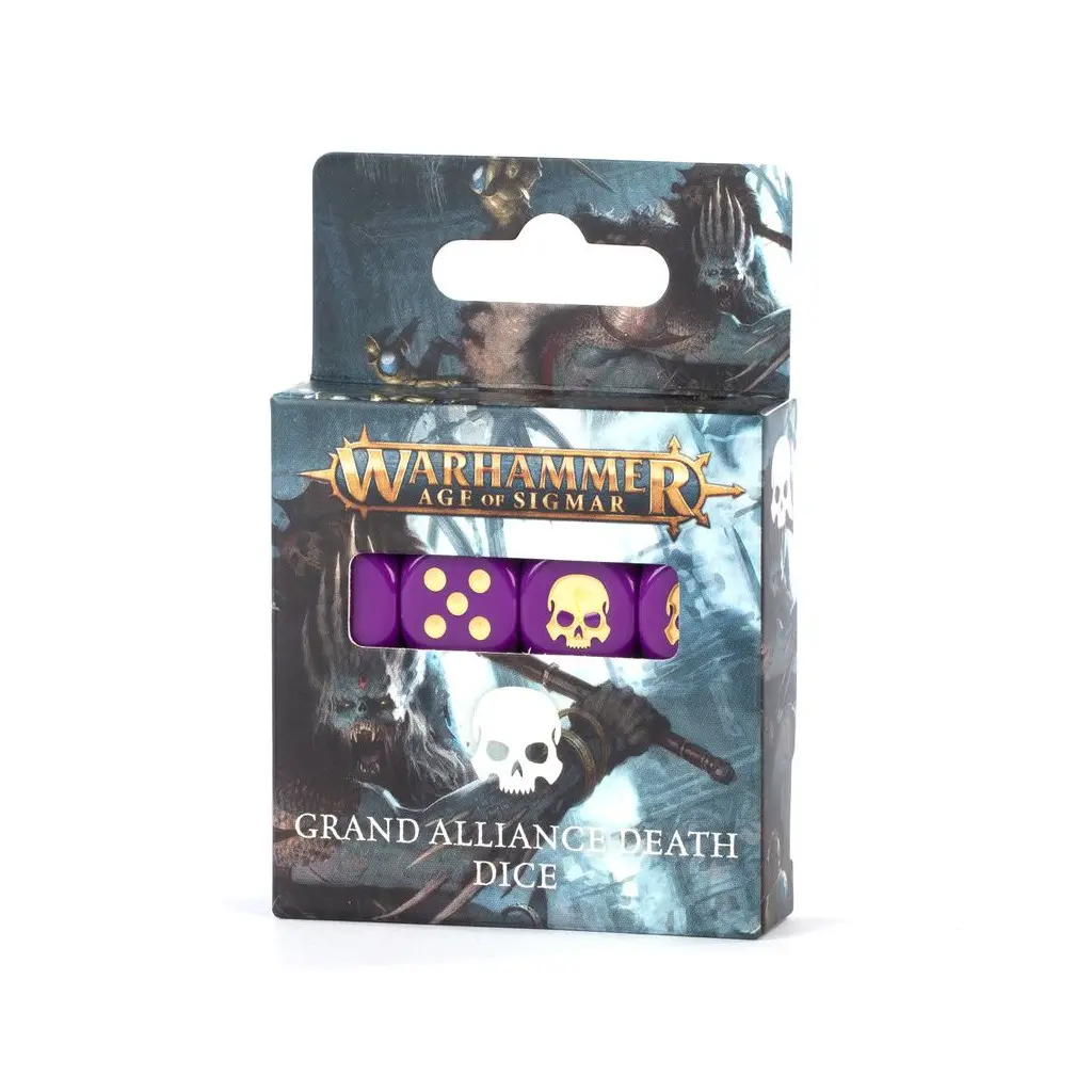 [5011921224883,80-21,Age of Sigmar,Dice,Dés] Age of Sigmar : Grand Alliance Death - Set de Dés