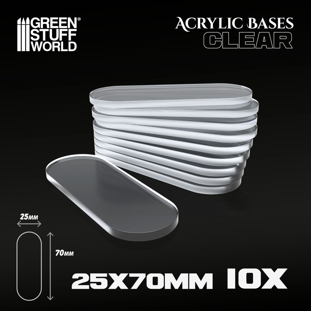 [8436554367979,9298,8436554367979ES,] Socles acryliques ovales 25x70mm transparents