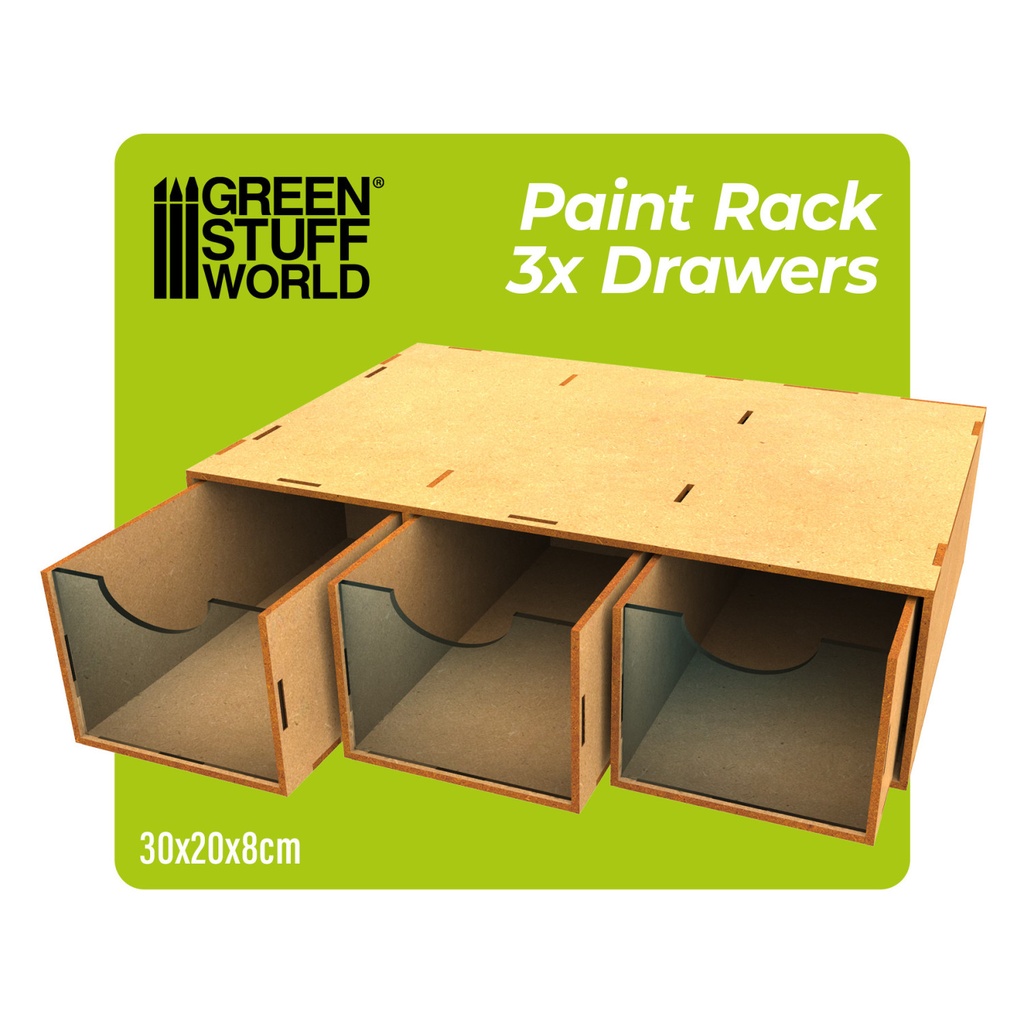 [8436574505290,2170,8436574505290ES,] Ensemble modulaire 3 tiroirs MDF
