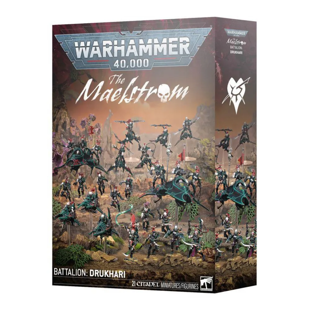 [5011921251377,45-27,99120112061,THE MAELSTROM BATTALION: DRUKHARI] The Maelström: Battalion Drukhari