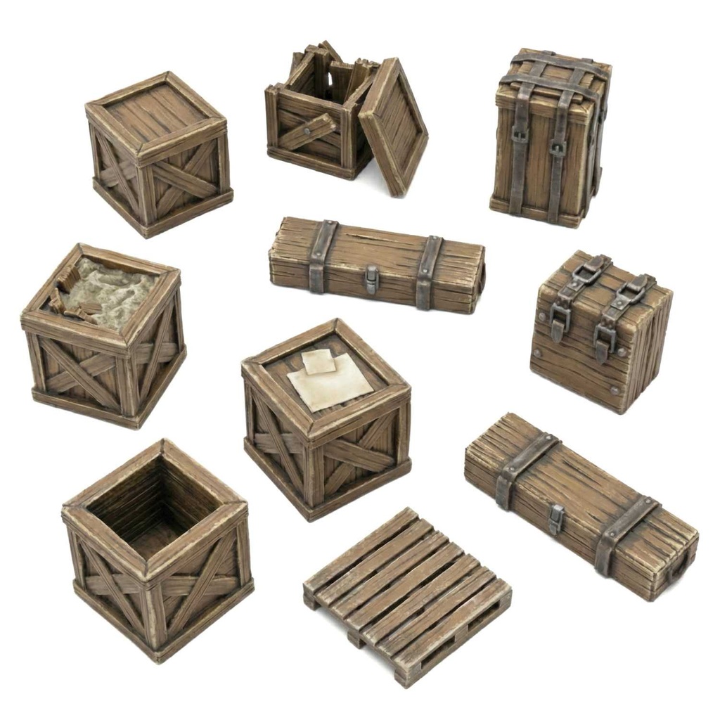 [8435646521824,12682,8435646521824ES,] Coffres en bois 1:48