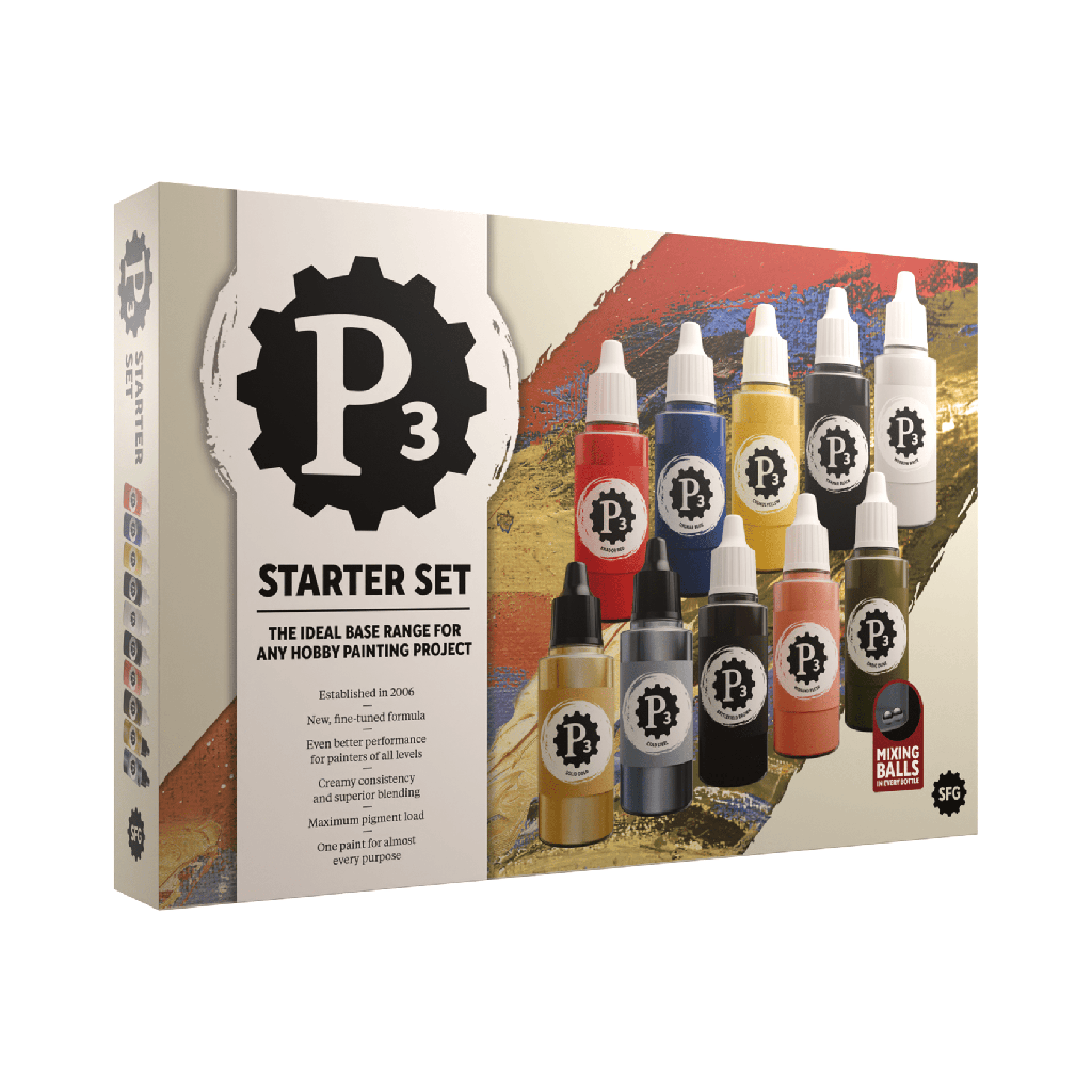 [5061060701486,SFP3-N128,SFP3-N128,P3: Starter Set Dropper bottle (10 paints)] P3: Starter Set Dropper bottle (10 paints)