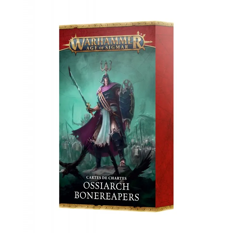 [5011921185306,94-02,01050207005,Age of Sigmar,Ossiarch Warscroll Cards] Age of Sigmar : Cartes de Charte - Ossiarch Bonereapers (Français)