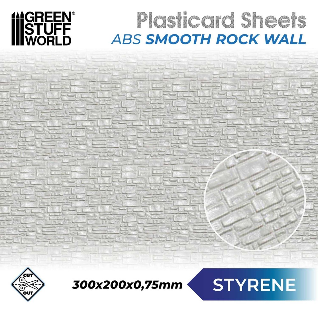 [8436554361083,1108,8436554361083ES,Plasticard] Carte plastique texturée - Mur de briques lisses - A4