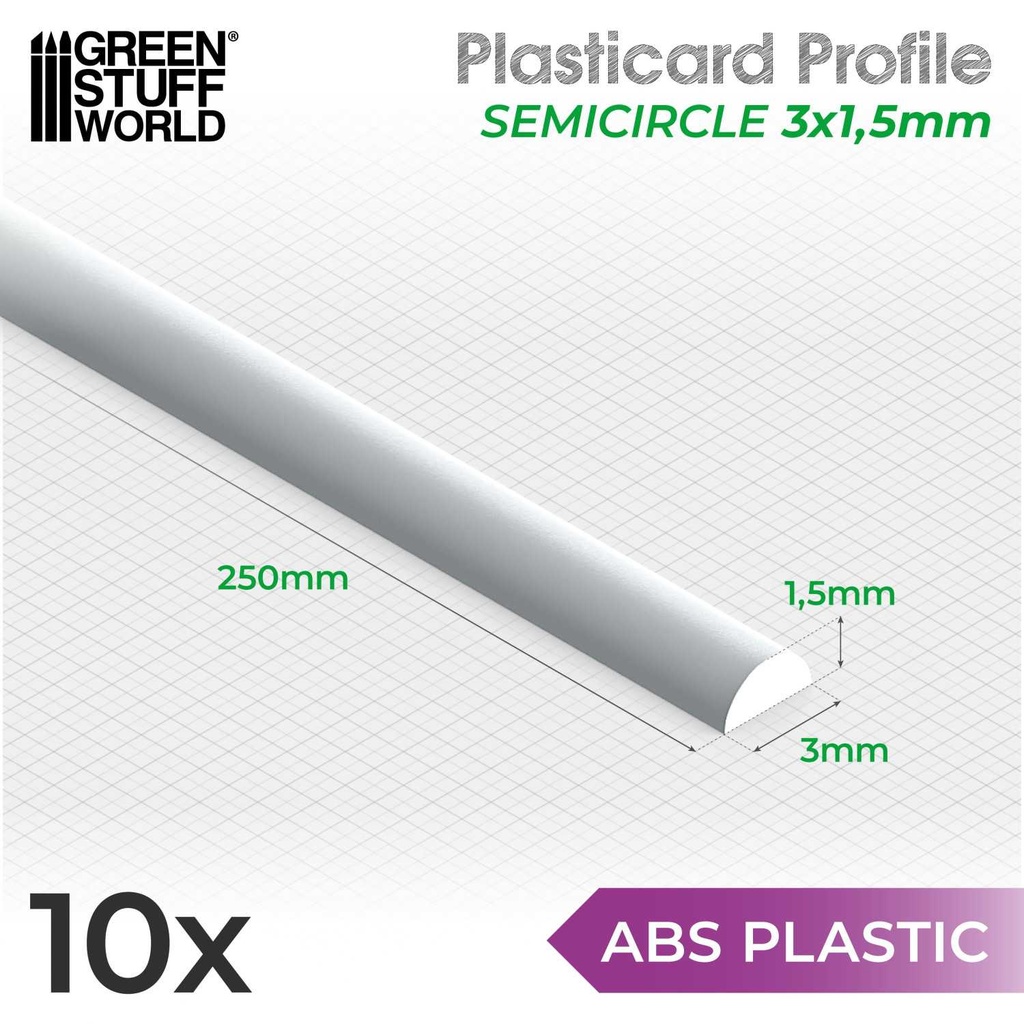 Profilés ABS - D - 3mm