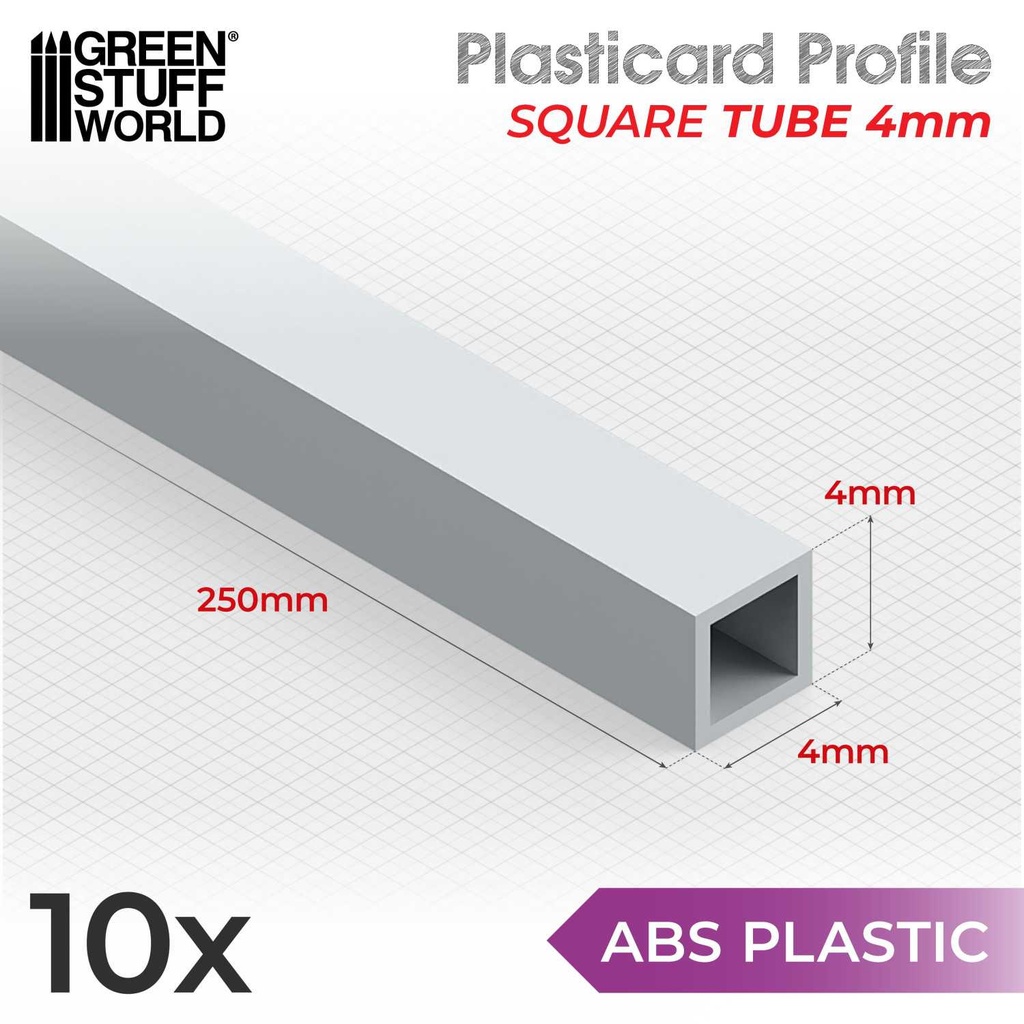 Profilés ABS - Tube □ - 4mm
