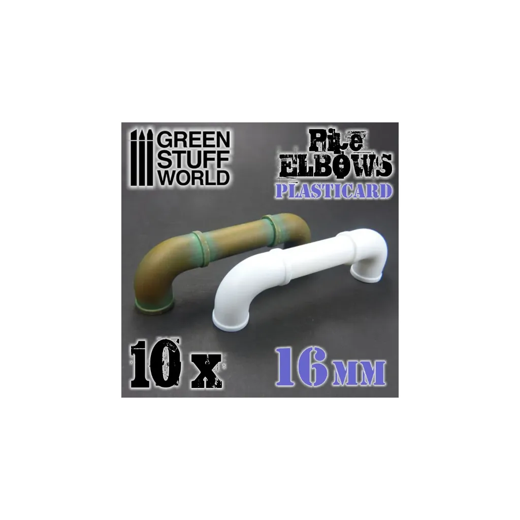 [8436554368211,9322,8436554368211ES,Plasticard] Coudes en carte plastique 16mm