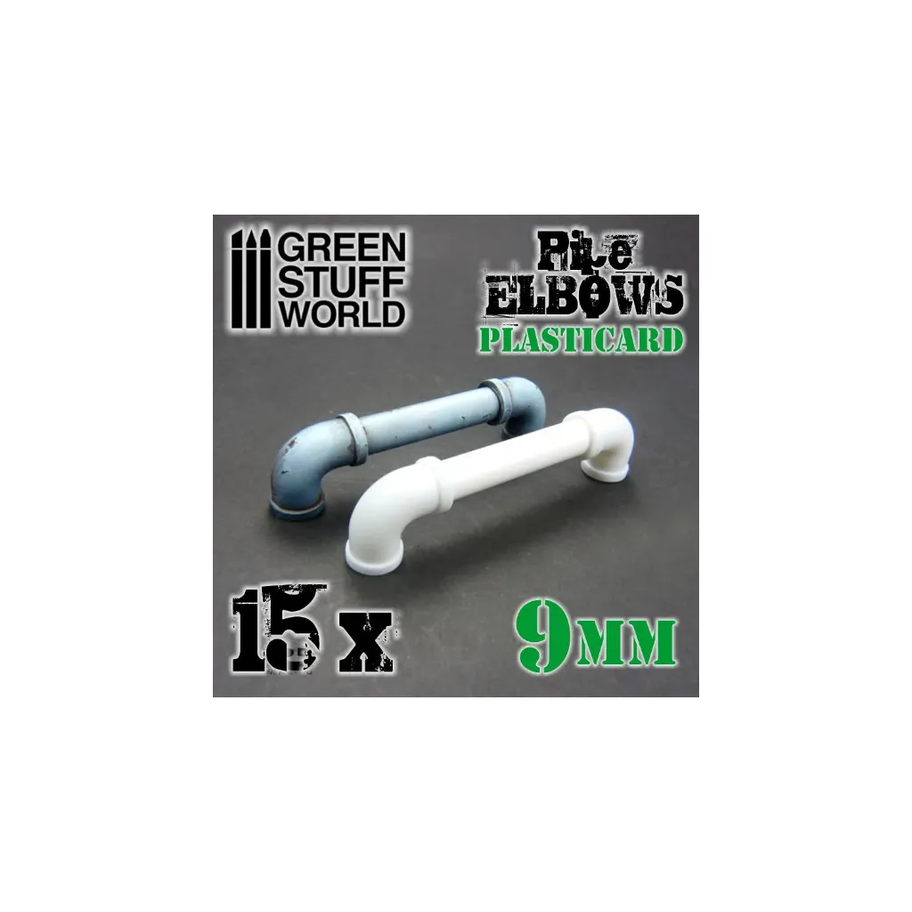 Coudes en carte plastique 9mm