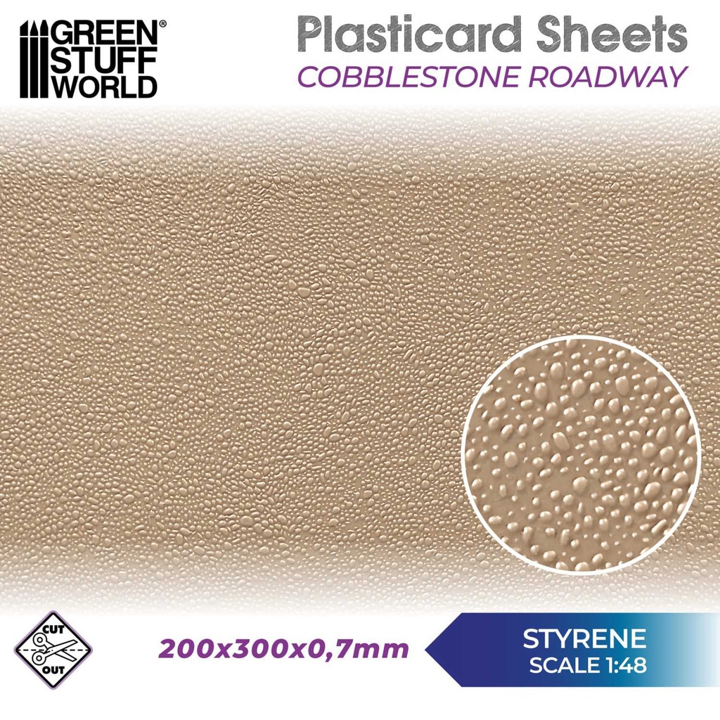 [8435646524184,5058,8435646524184ES,Plasticard] Carte plastique texturée - Rue pavée