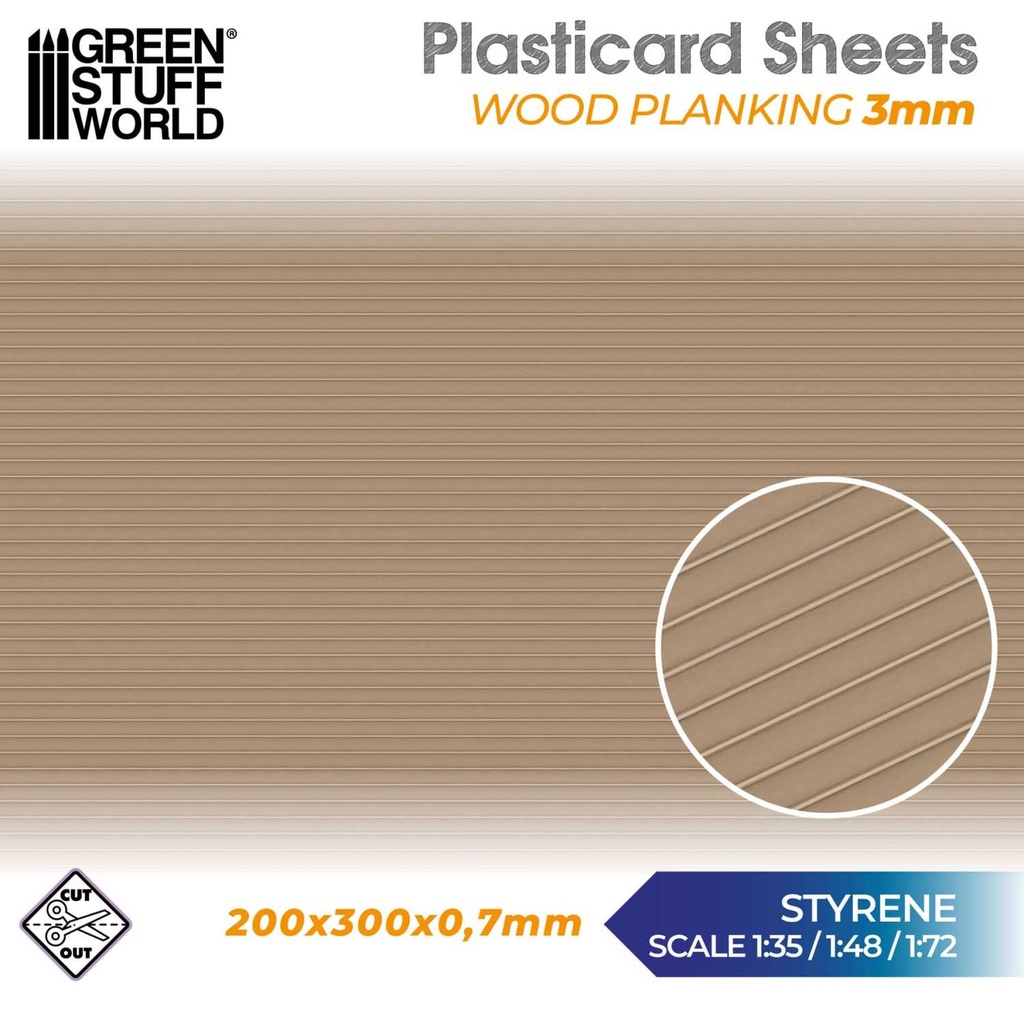 [8435646524238,5063,8435646524238ES,Plasticard] Carte plastique texturée - Plancher en bois