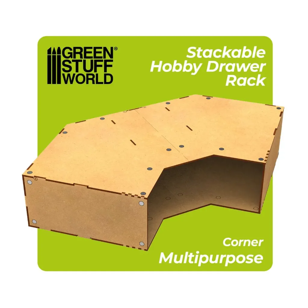 [8435646540740,6714,8435646540740ES,] Module de rangement empilable - angle vide