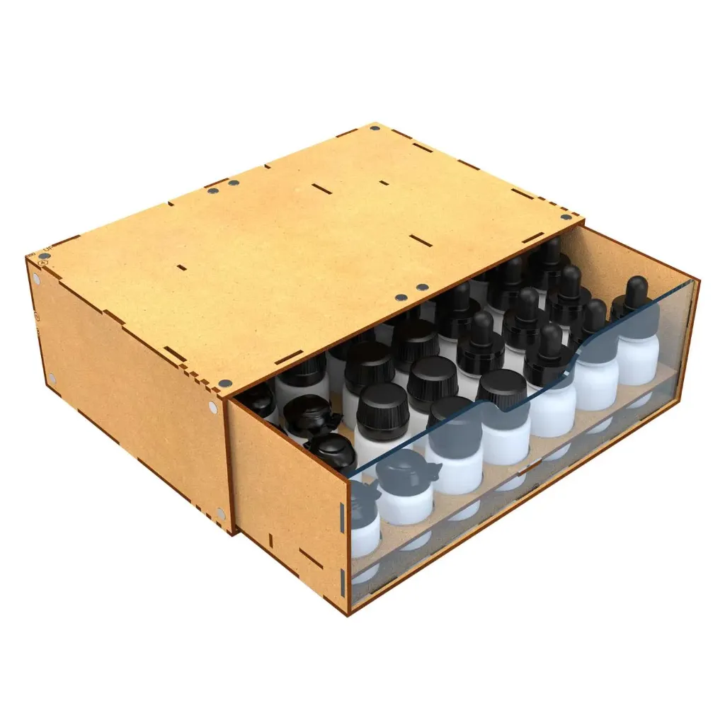 [8435646540535,6693,8435646540535ES,] Module de rangement empilable pour peintures 30mL