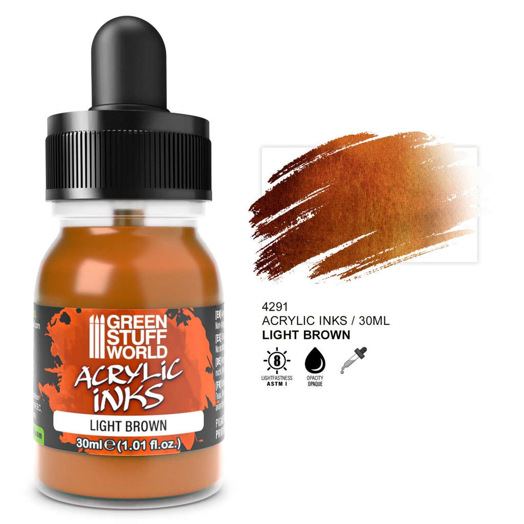 [8435646516516,4291,8435646516516ES,] Encre acrylique opaque - Marron clair