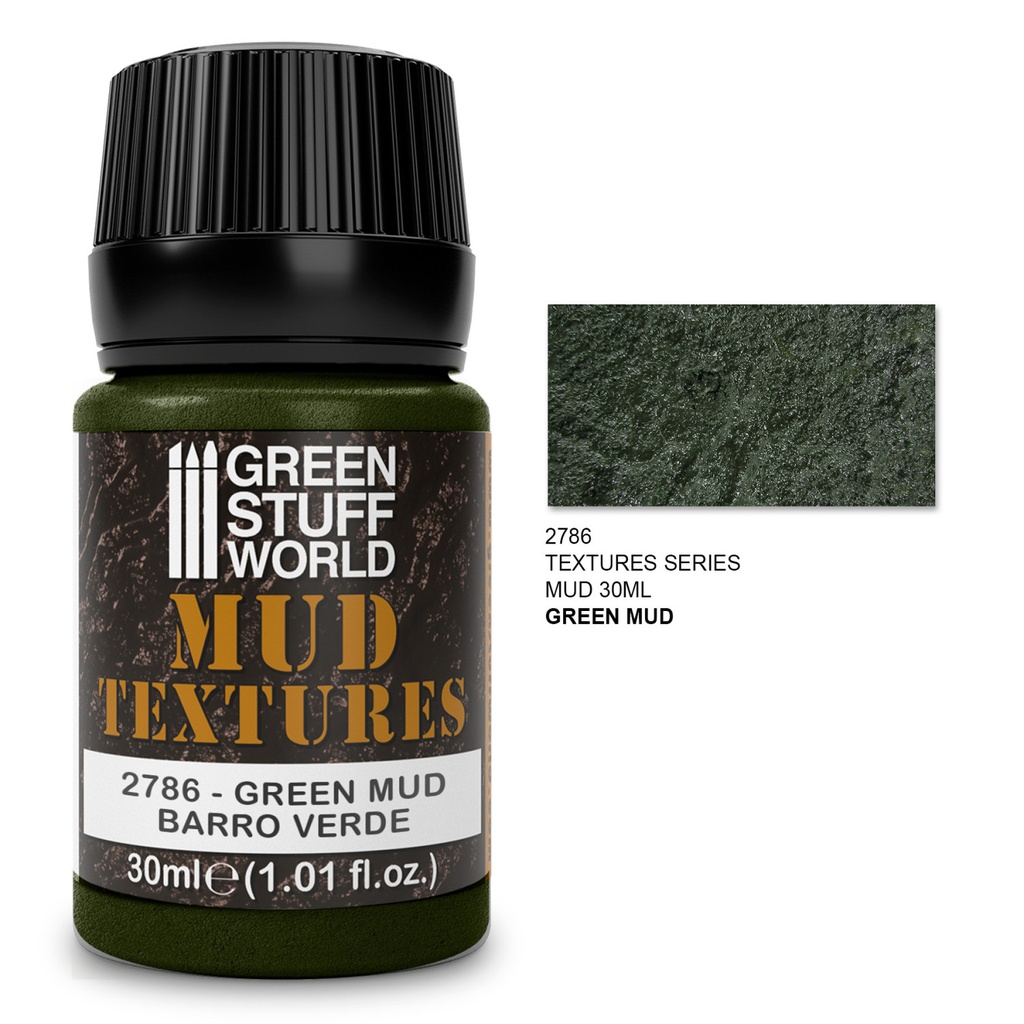 [8435646501468,2786,8435646501468ES,] Mud Textures - Green Mud 30ml
