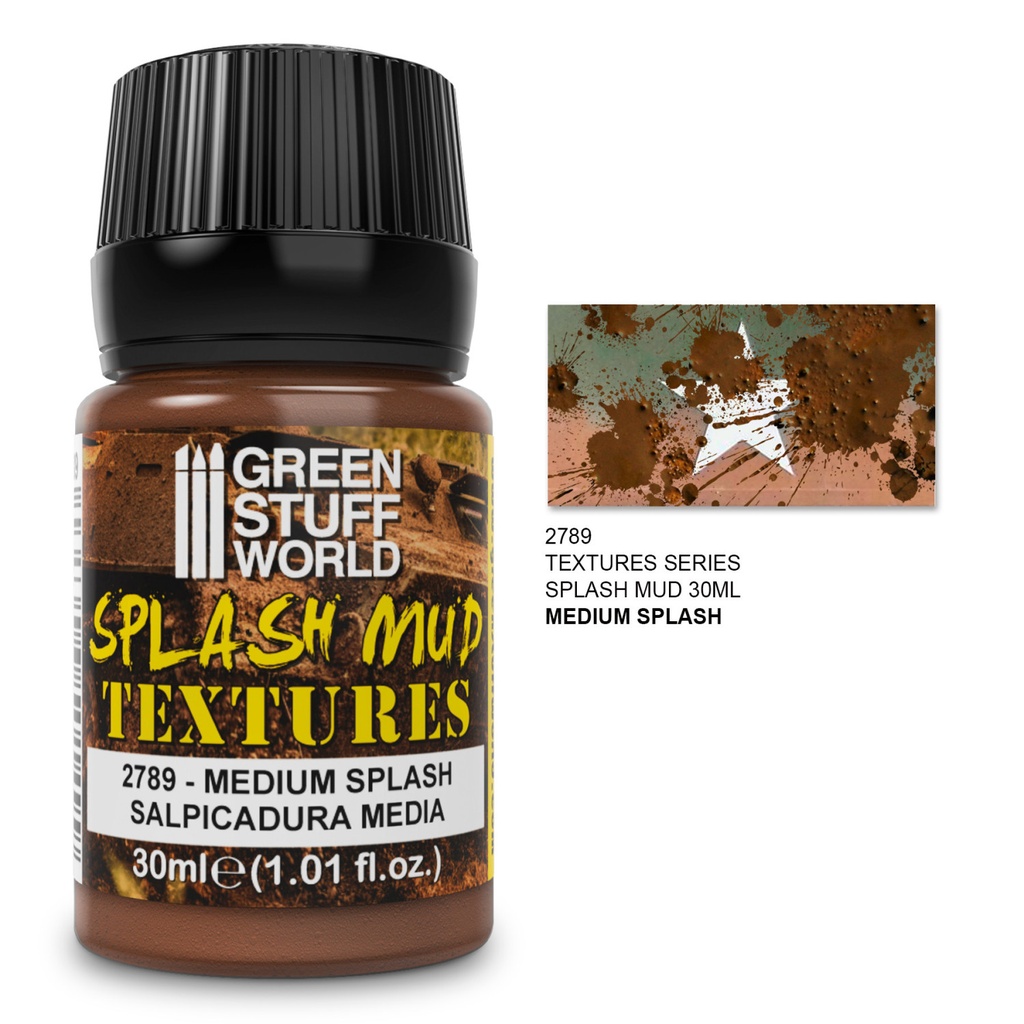 [8435646501499,2789,8435646501499ES,] Splash Mud Textures - Medium Brown 30ml