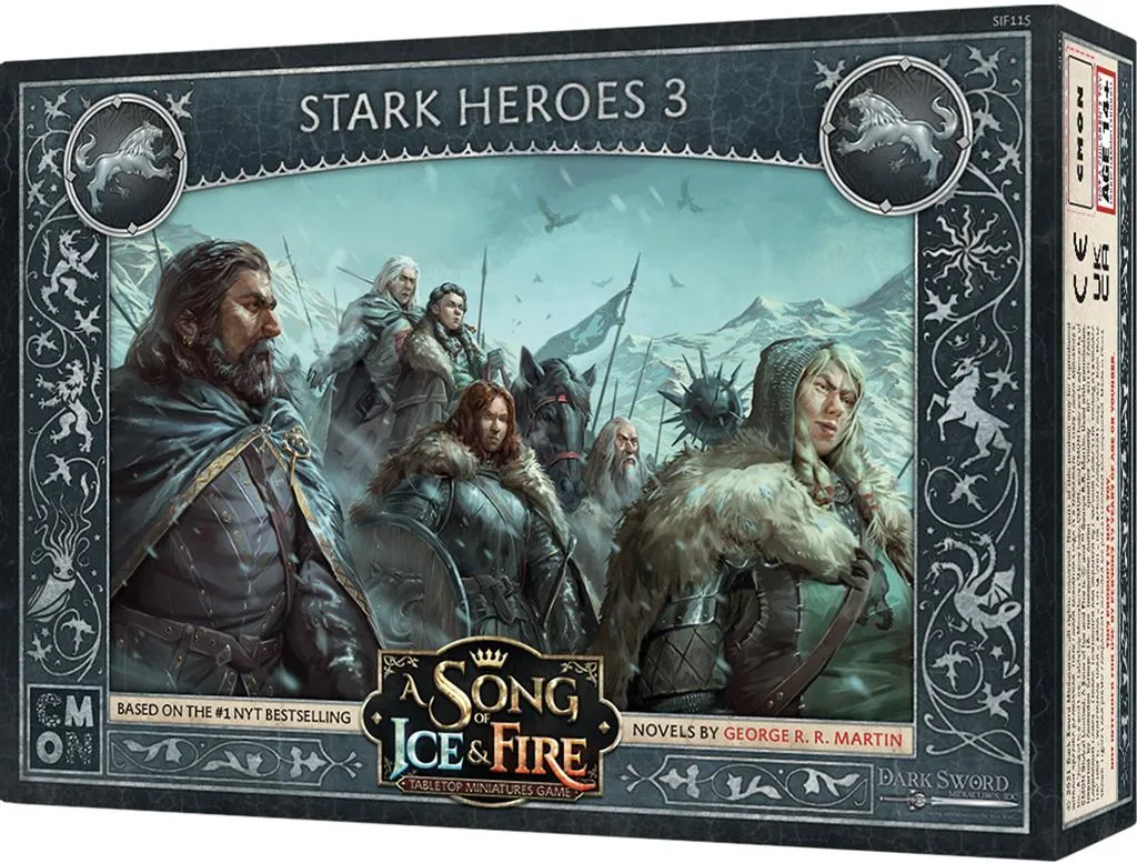 [3558380095712,CMNSOIF115,ASOIAF: Stark Heroes 3,A Song of Ice and Fire,Trône de fer] TdFJdF : Héros Stark #3