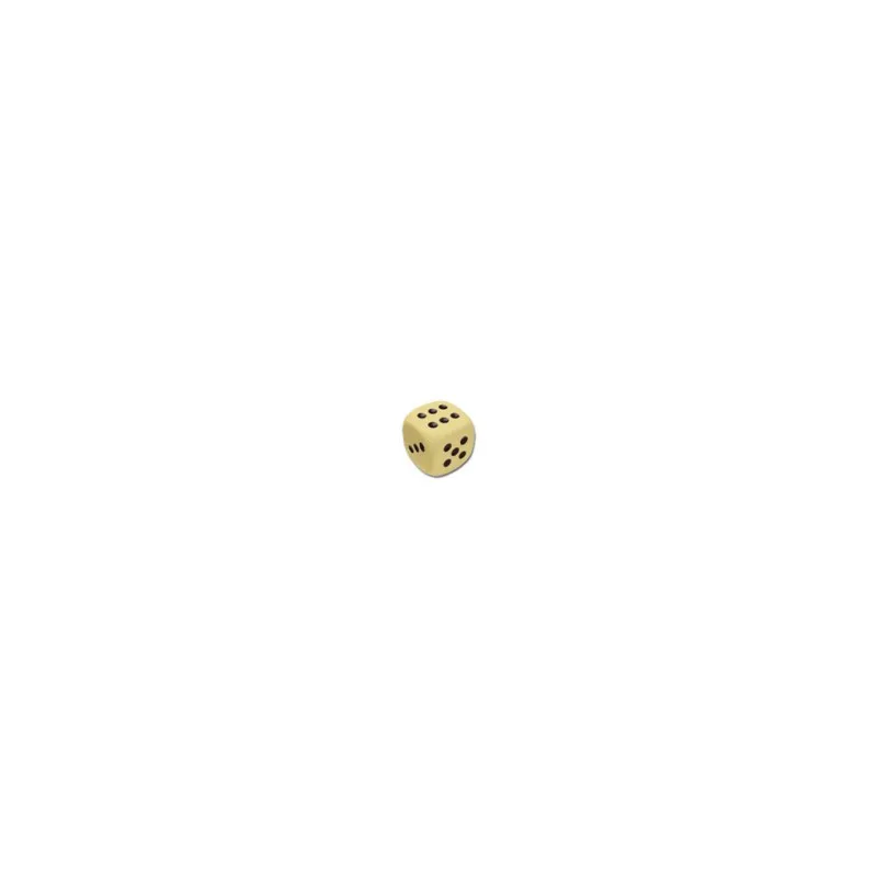 [3700325001894unité,dice,dés,die,ivoire,dés ivoire] D6 ivoire 16mm à l'unité