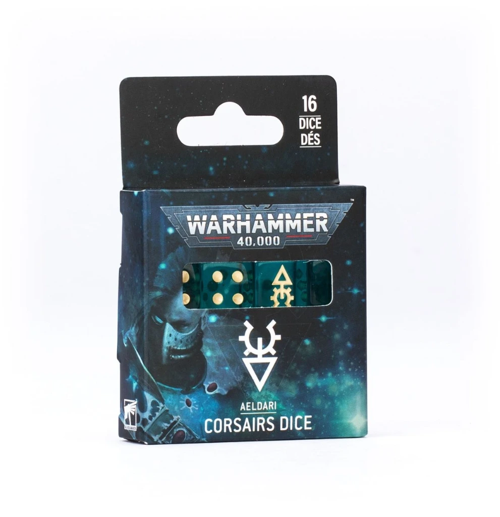 [5011921257836,46-77,Warhammer 40.000,Aeldari,Aeldari: Corsairs Dice] W40K : Aeldari Corsaires - Set de Dés