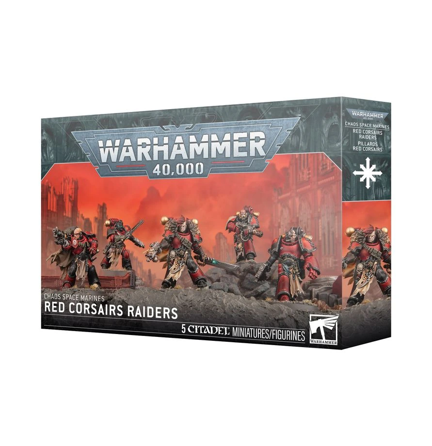 [5011921251711,43-113,Warhammer 40.000,Chaos Space Marines,Red Corsairs Raiders] Chaos Space Marines: Pillards Red Corsairs