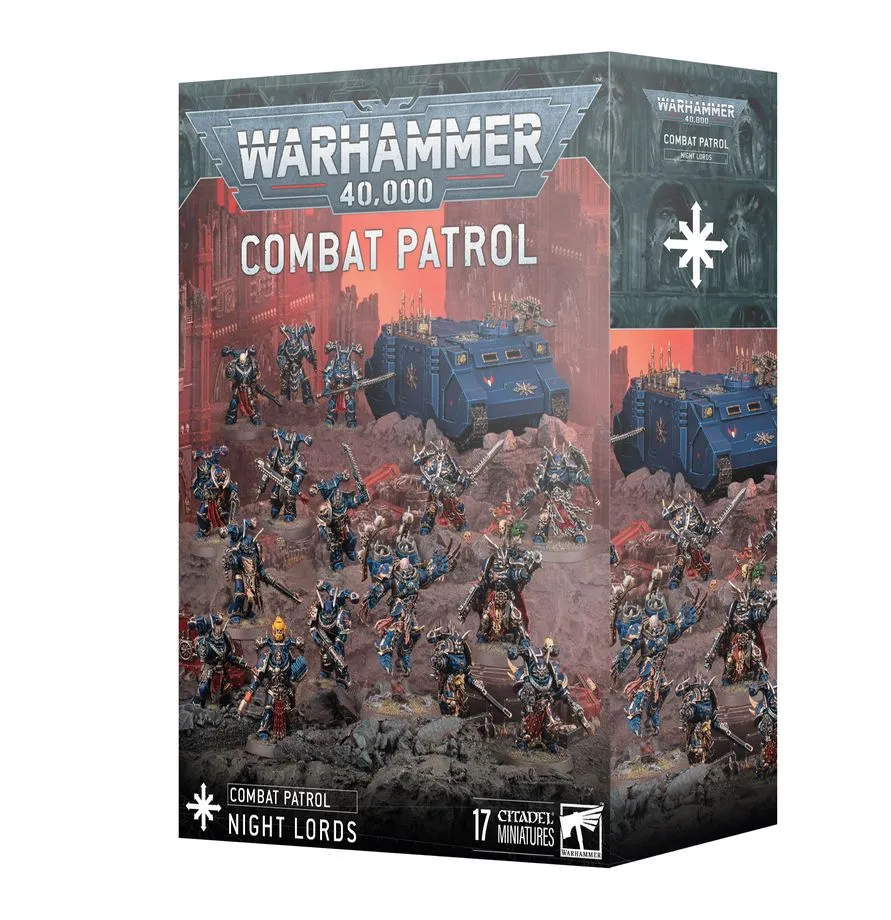 [5011921245628,73-432,Warhammer 40.000,Chaos Space Marines,Combat Patrol: Night Lords] Patrouille: Night Lords