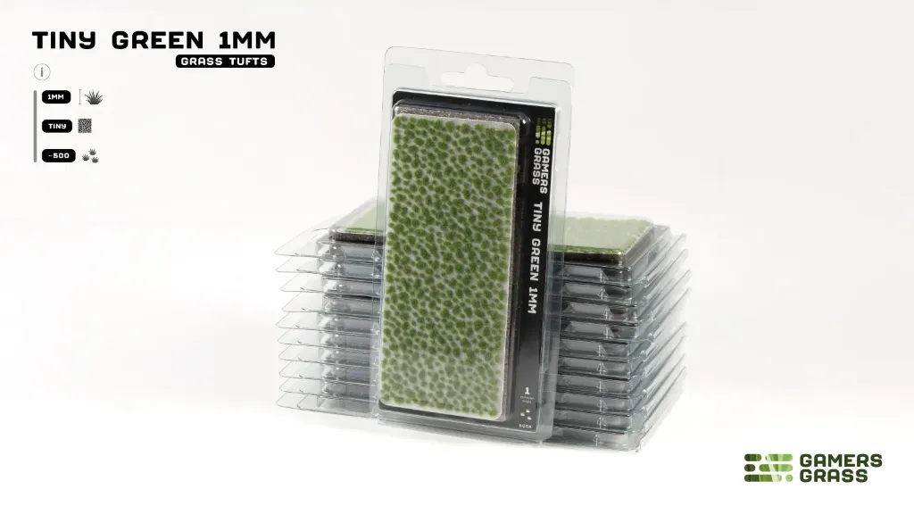 [0738956791757,GGTT-GR,GGTT-GR,Tiny Tufts - Green] Tiny Tufts - Green