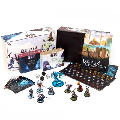 Eldfall Chronicles two players starter set - Empire of Soga vs Helian League