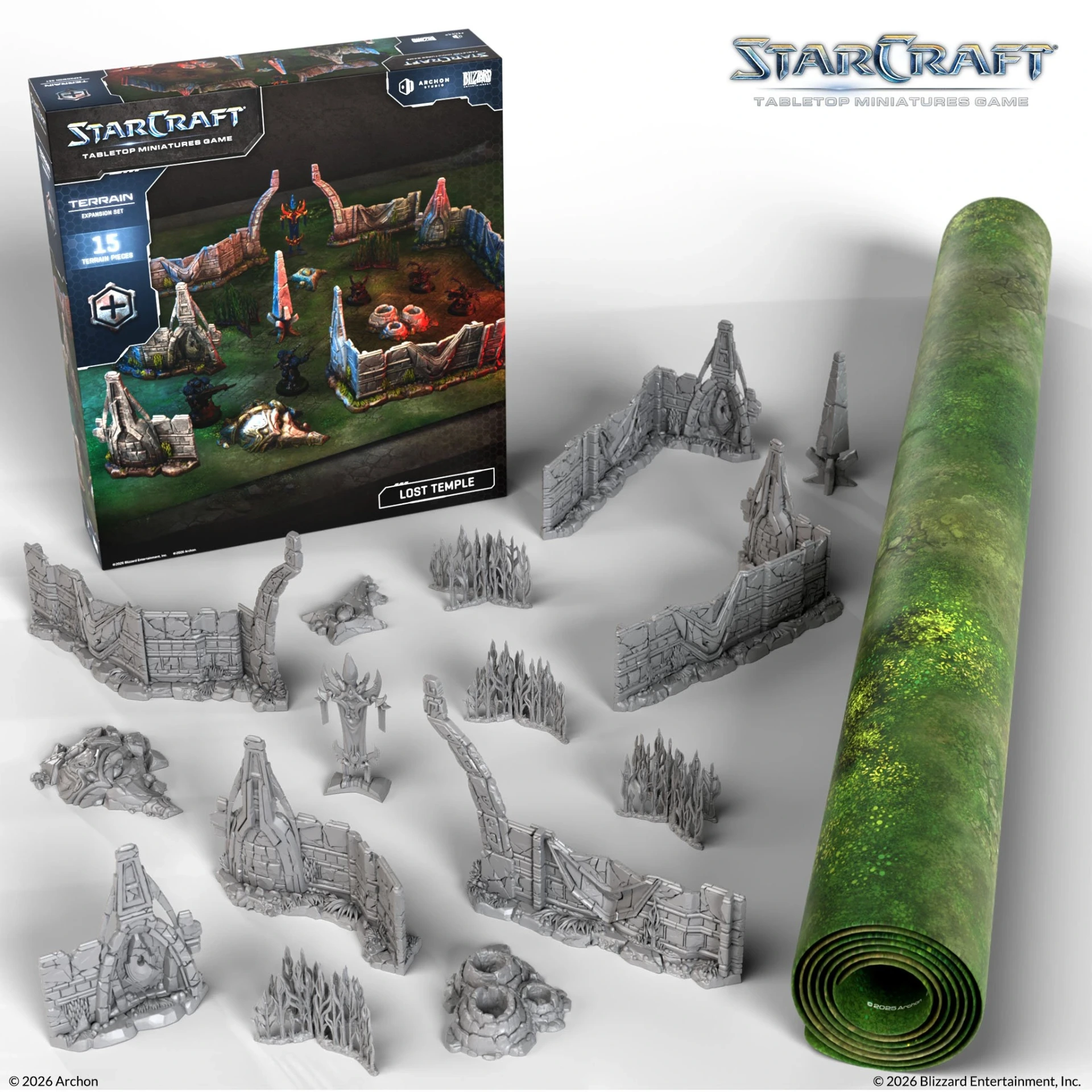 [5901397106182,lost temple,starcraft] Starcraft : Lost Temple - Terrain Expansion Set