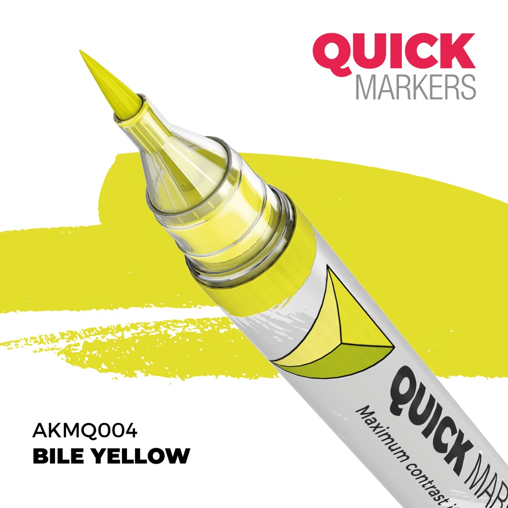 [8435568353541,AKMQ004,AKMQ004,Quick Markers: Bile Yellow] Quick Markers: Bile Yellow