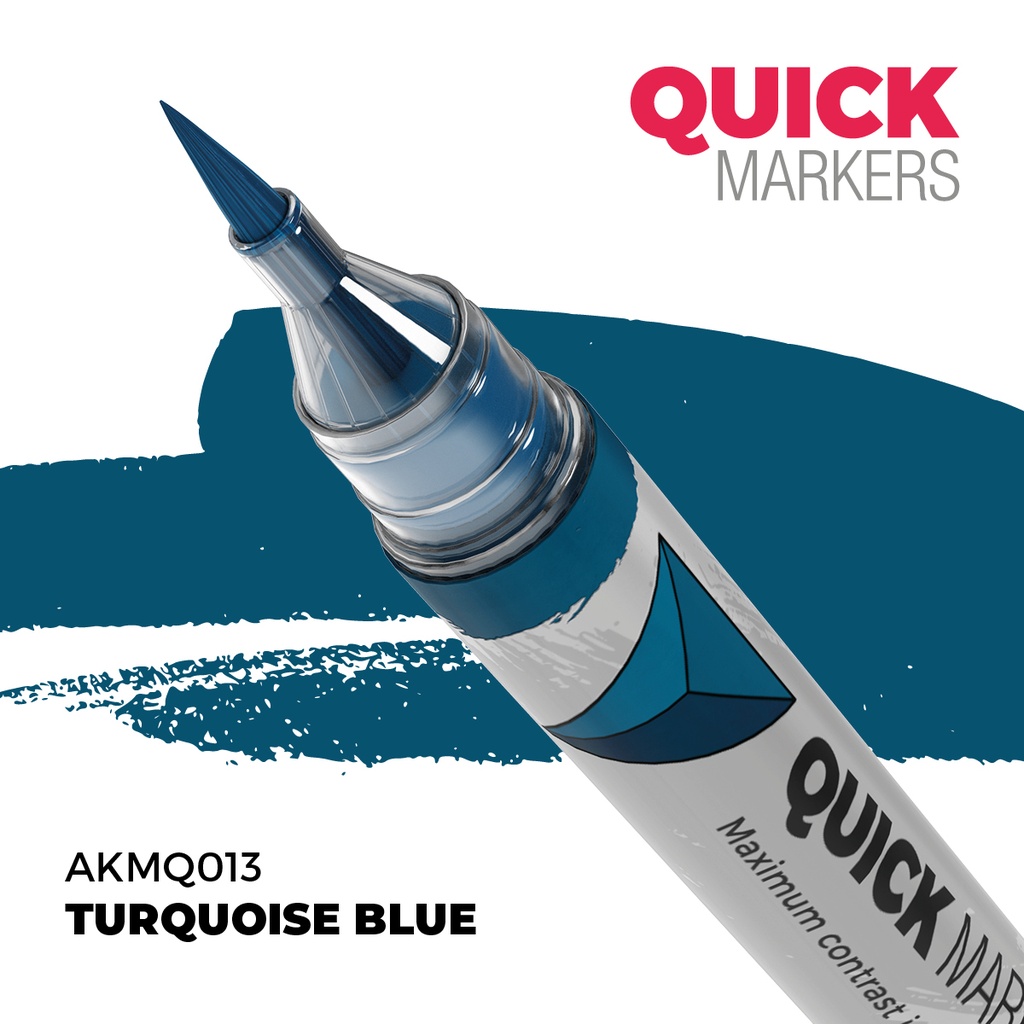 Quick Markers: Turquoise Blue