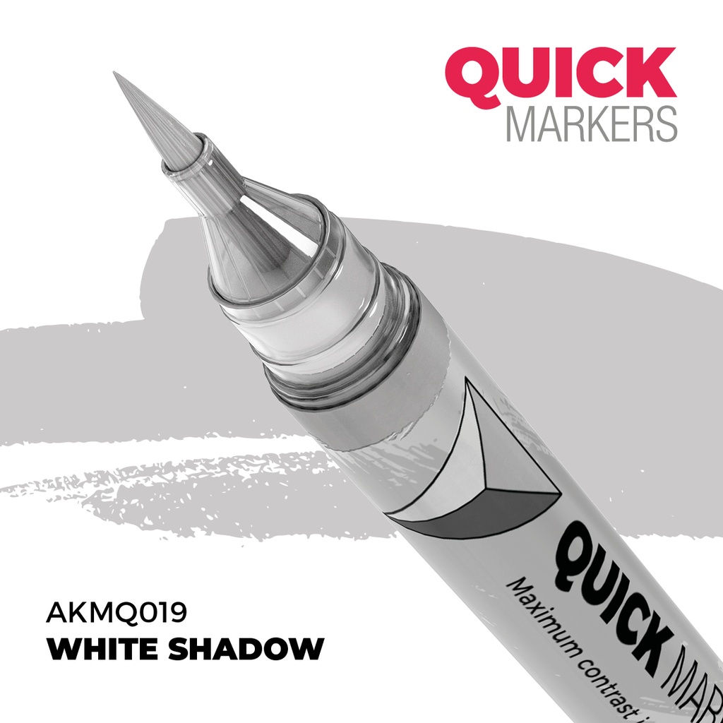 [8435568353695,AKMQ019,AKMQ019,Quick Markers: White Shadow] Quick Markers: White Shadow