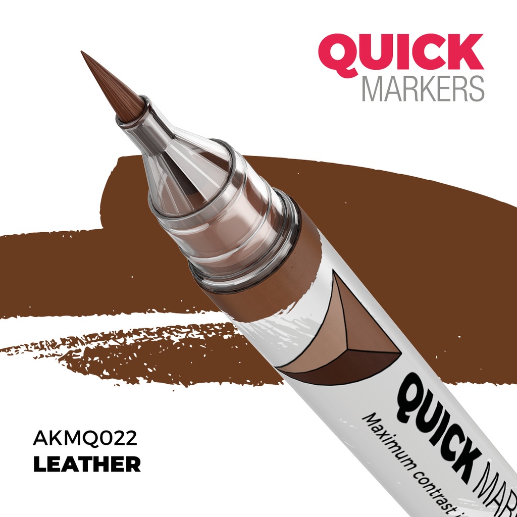 [8435568353725,AKMQ022,AKMQ022,Quick Markers: Leather] Quick Markers: Leather