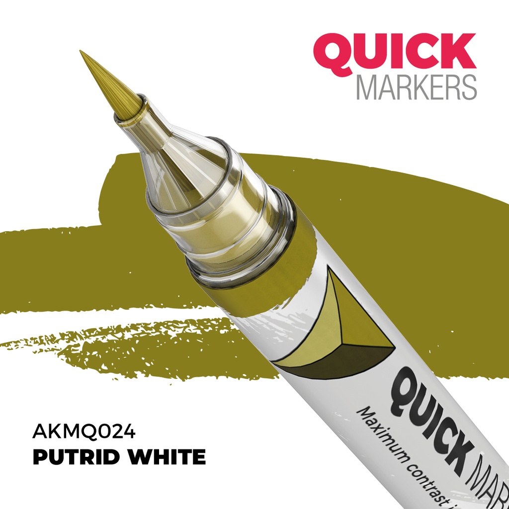 [8435568353749,AKMQ024,AKMQ024,Quick Markers: Putrid White] Quick Markers: Putrid White