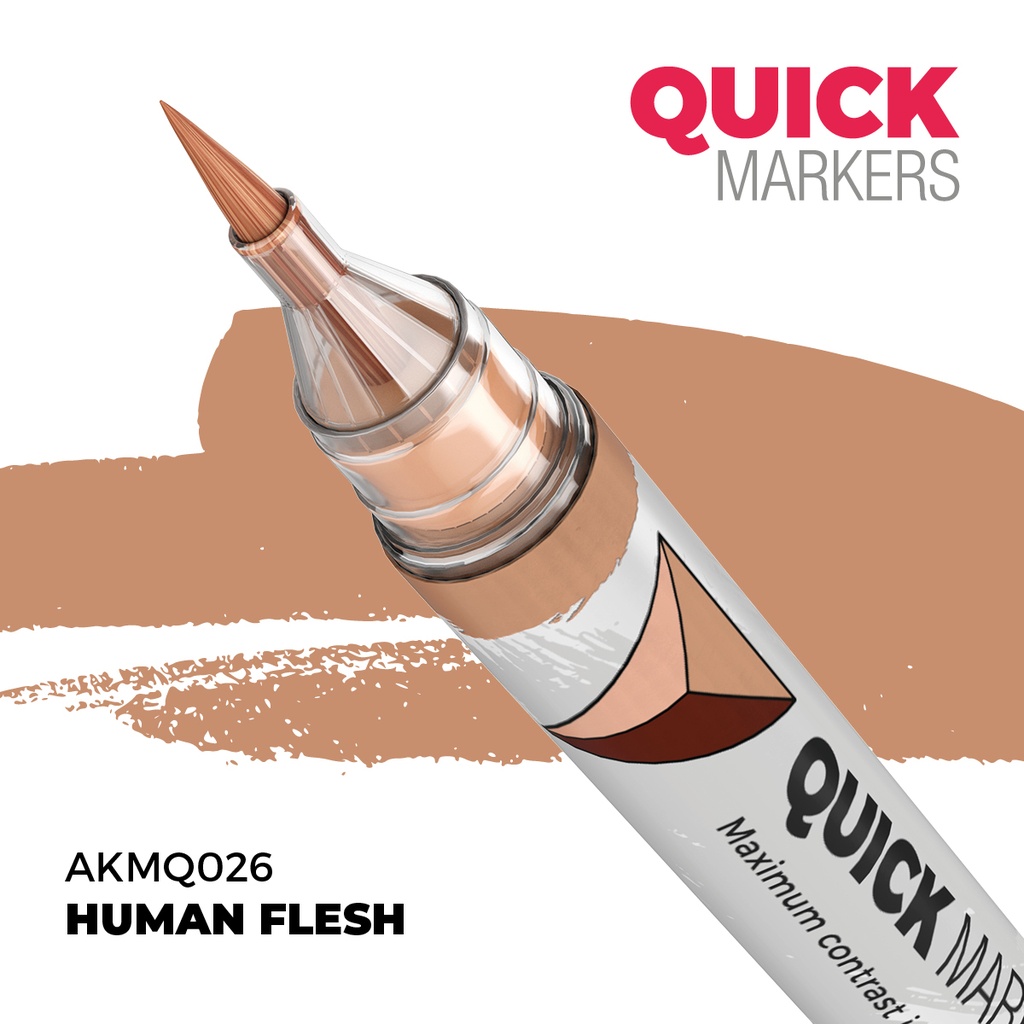 [8435568353763,AKMQ026,AKMQ026,Quick Markers: Human Flesh] Quick Markers: Human Flesh