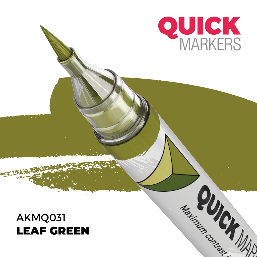 [8435568353817,AKMQ031,AKMQ031,Quick Markers: Leaf Green] Quick Markers: Leaf Green