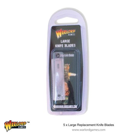 [5060572504110,843419913,843419913,Large Replacement Knife Blades (5)] Large Replacement Knife Blades (5)