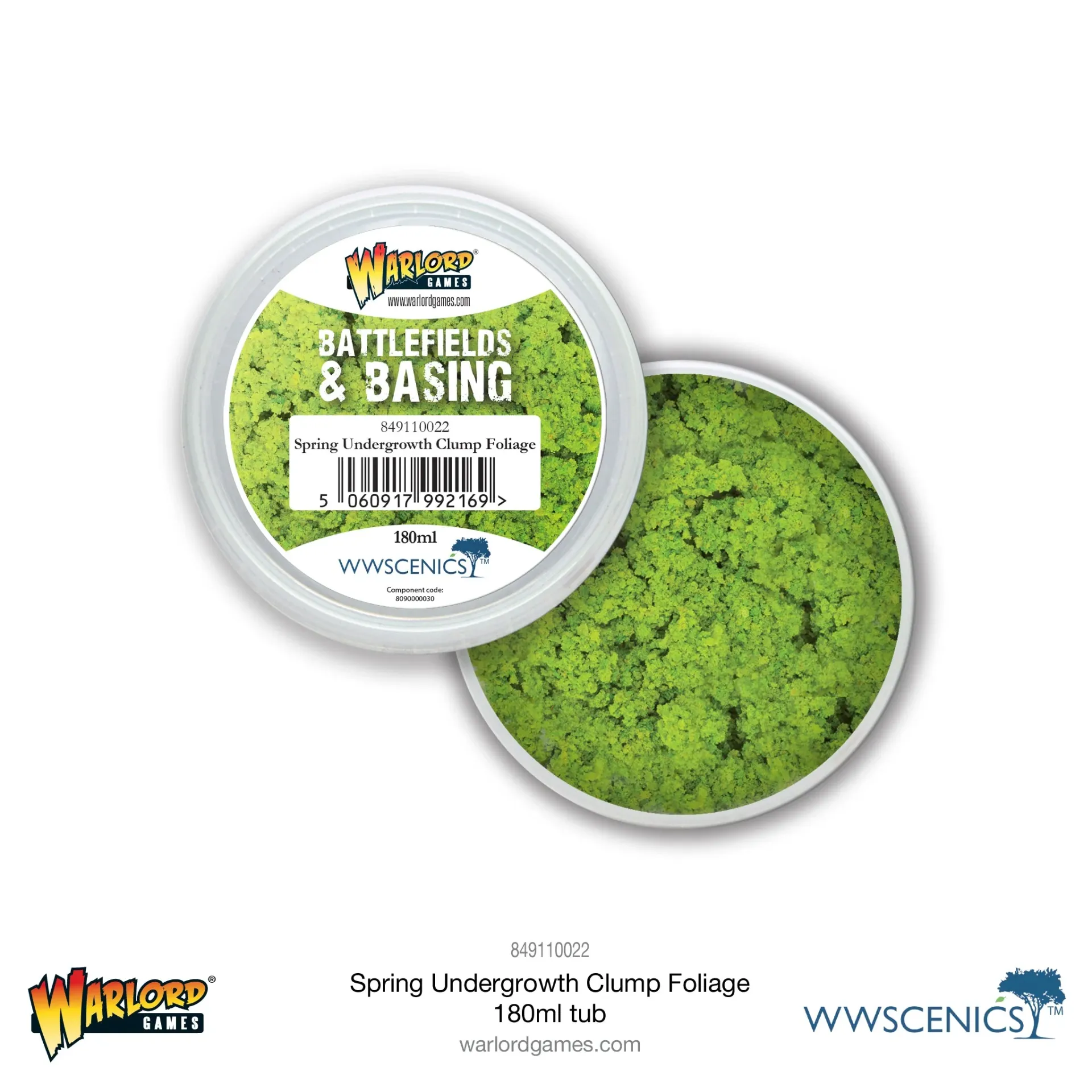 [5060917992169,849110022,849110022,Battlefields & Basing: Spring Undergrowth Clump Foliage (180ml)] Battlefields & Basing: Spring Undergrowth Clump Foliage (180ml)