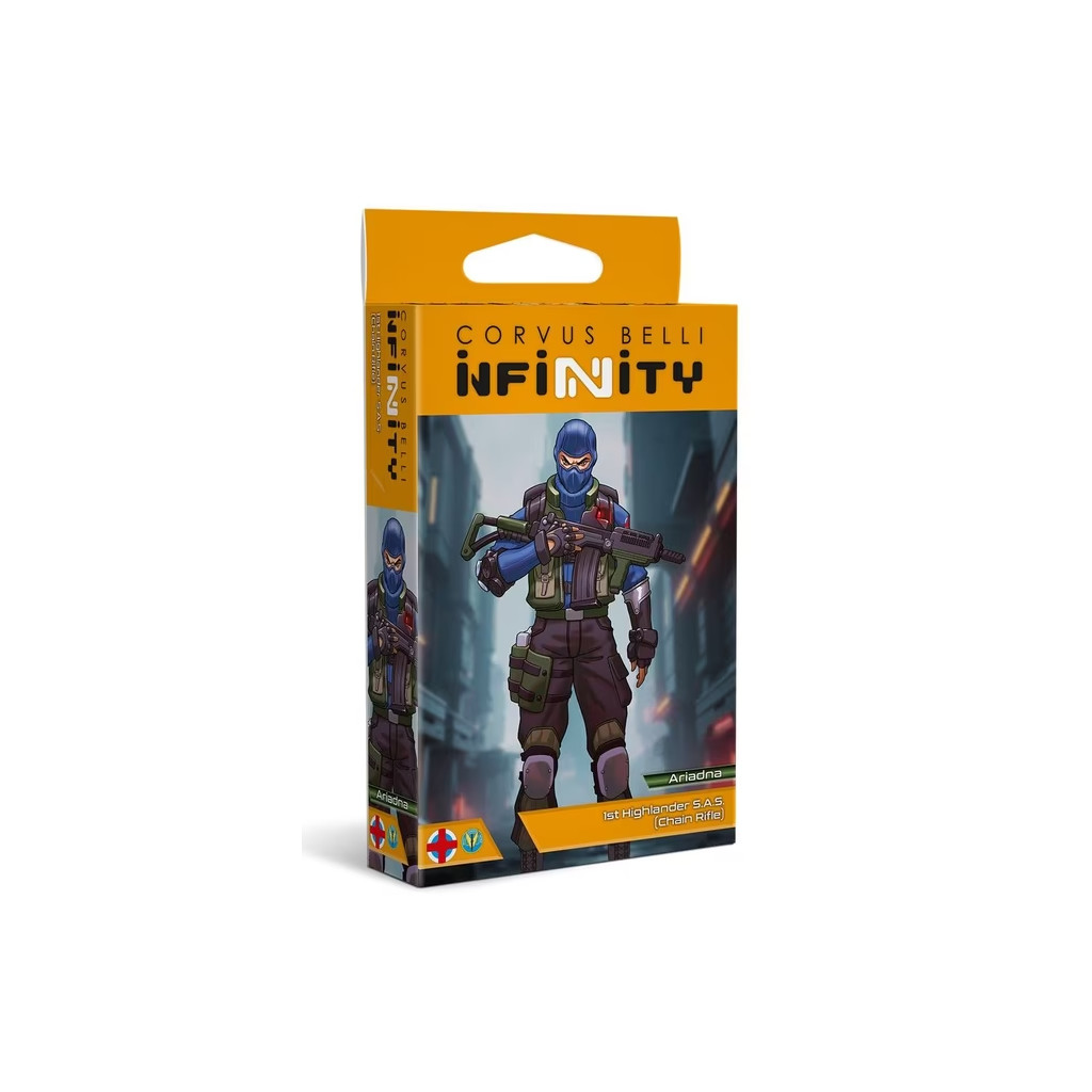 [8436607711209,281131-1038,281131-1038,Infinity - 1st Highlander S.A.S. (Chain Rifle)] Infinity - 1st Highlander S.A.S. (Chain Rifle)