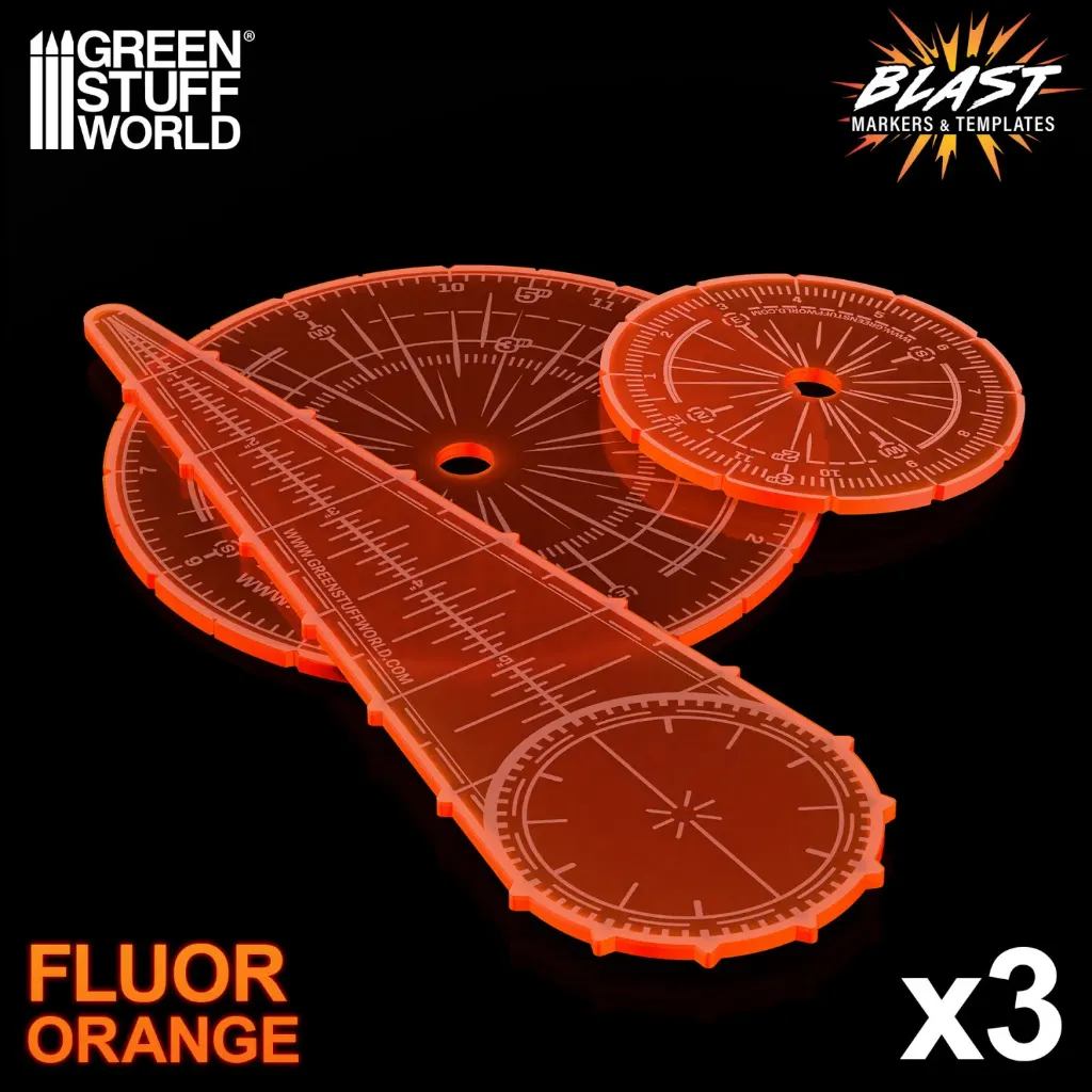 Gabarits d’Explosion - Orange Fluo