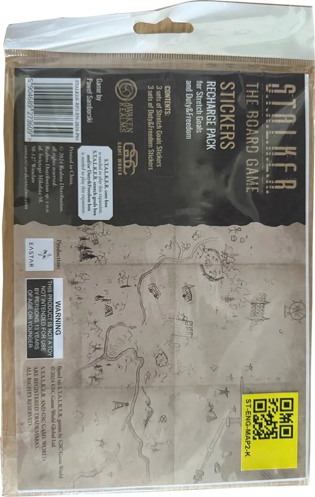 [5904689273616,AWRSTK15FR,Stalker: Maps & Stickers 2] Stalker: Maps & Stickers 2