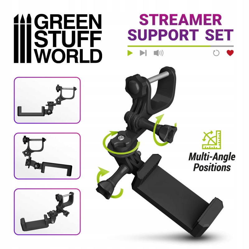 [8435646507163ES,11216] Support Streamer pour Lampe LED Hobby Arch