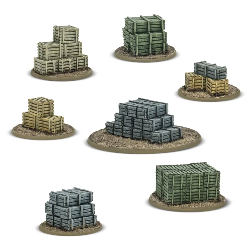 Bolt Action Crates and Boxes - Objective Marker Set