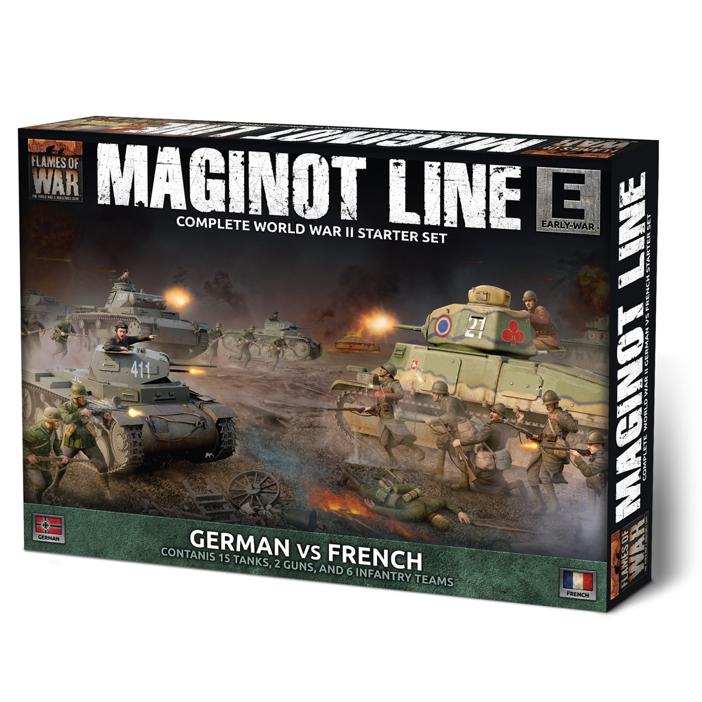 [9420020263741,FWBX17] Maginot Line - German vs French Starter Set (Plastic)