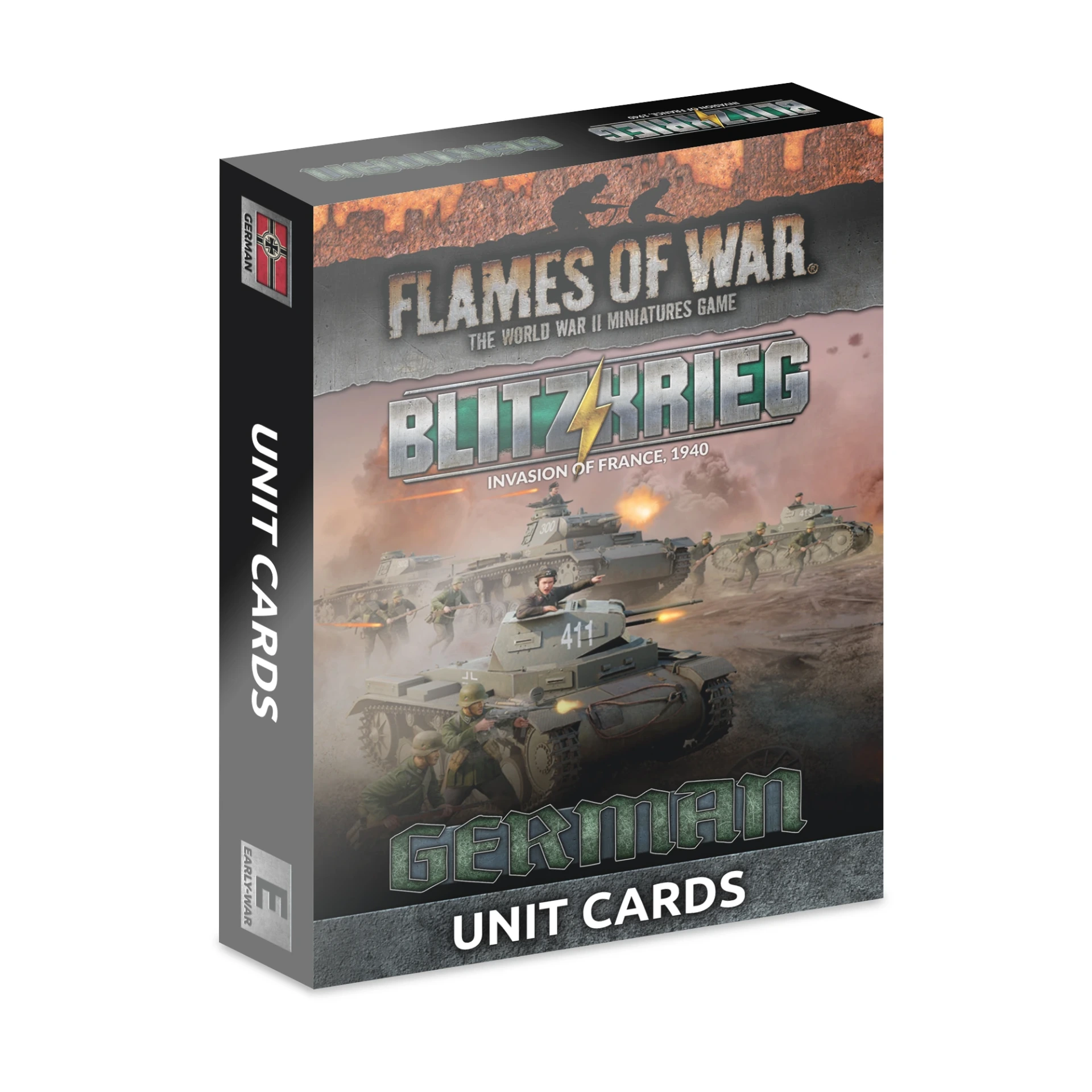[9420020263840,FW281GU] Blitzkrieg German Unit Cards (x42 cards) - Limited Edition