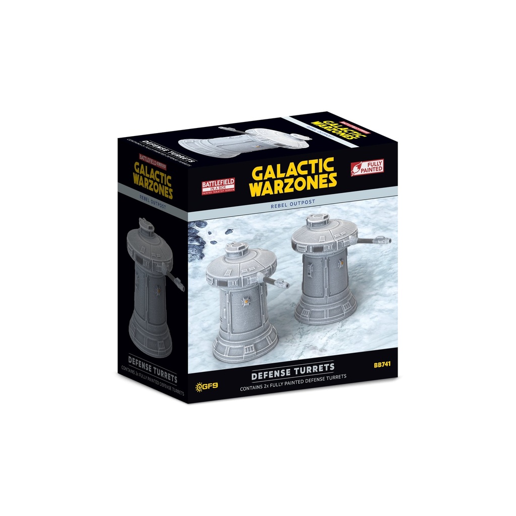 [9420020265912,BB741] Galactic Warzones: Rebel Outpost - Defense Turrets (x2)