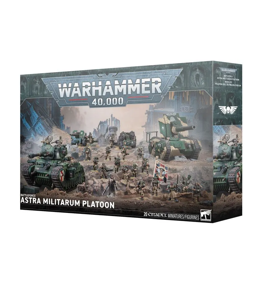 [5011921266623,47-48,99120105151,Astra Militarum Platoon,Battleforce] Bataillon : Peloton de l'Astra Militarum