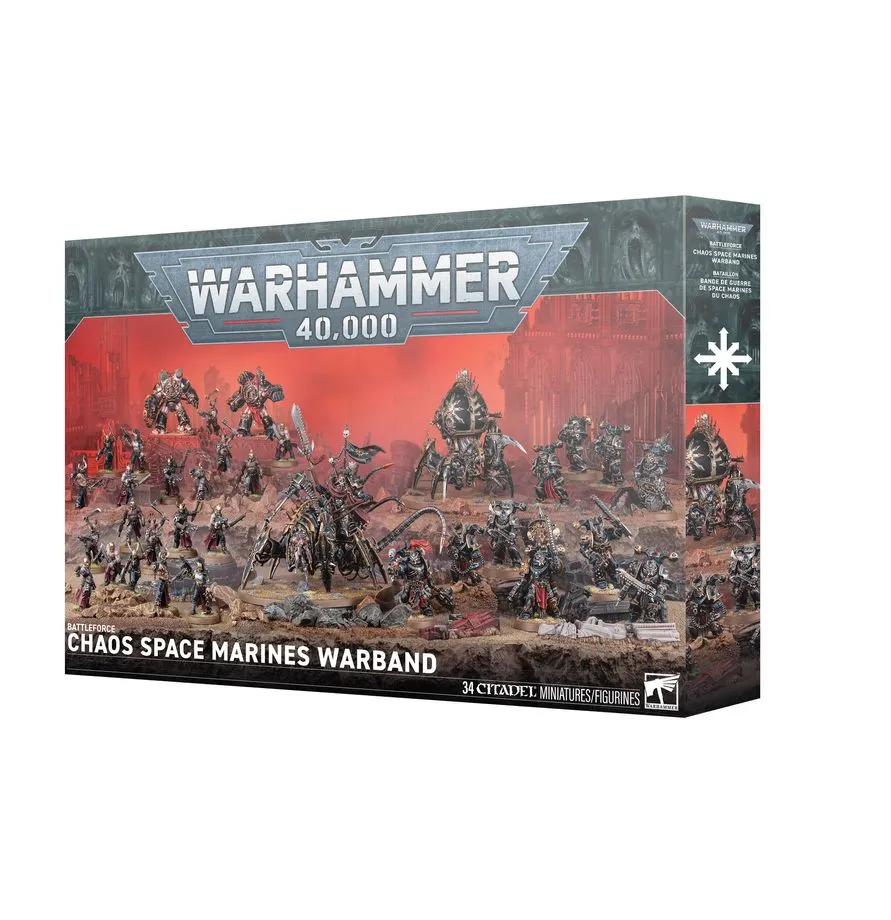 [5011921266609,71-44,99120102252,Chaos Space Marines Warband,Battleforce] Bataillon : Bande de guerre