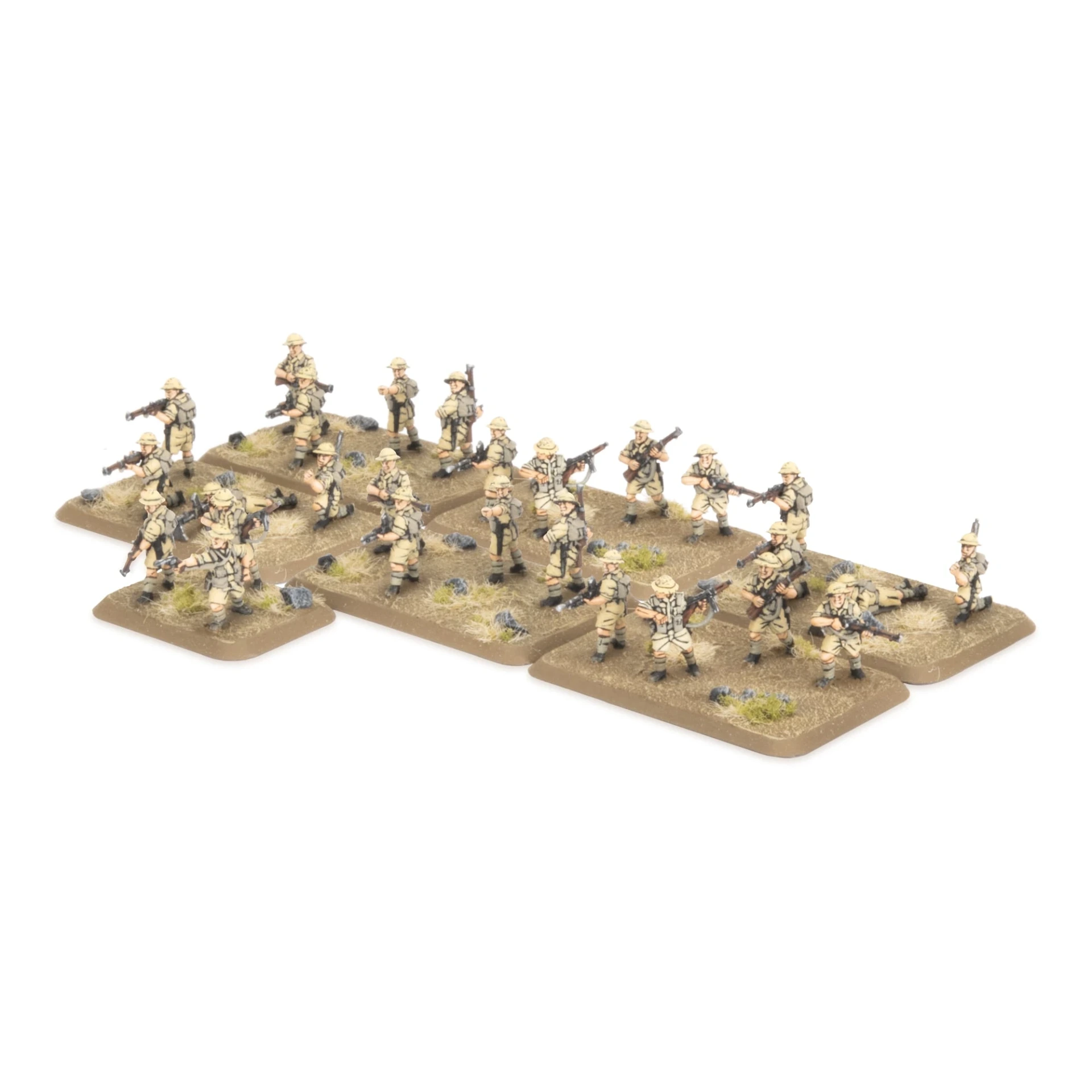 [9420020238190,BR733,Rifle Platoon (8th Army) (Mid War x38 Figures Plastic)] Rifle Platoon (8th Army) (Mid War x38 Figures Plastic)