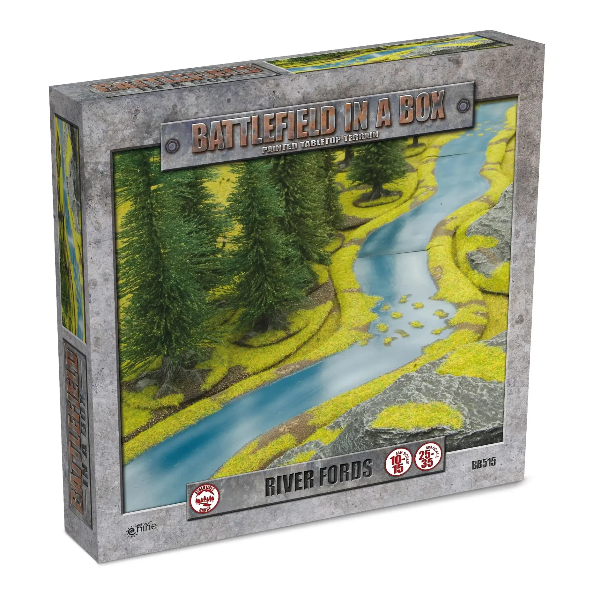 [9420020213111,BB515,Essentials: River Fords (x3),Battlefield in a Box] Essentials: River Fords (x3)
