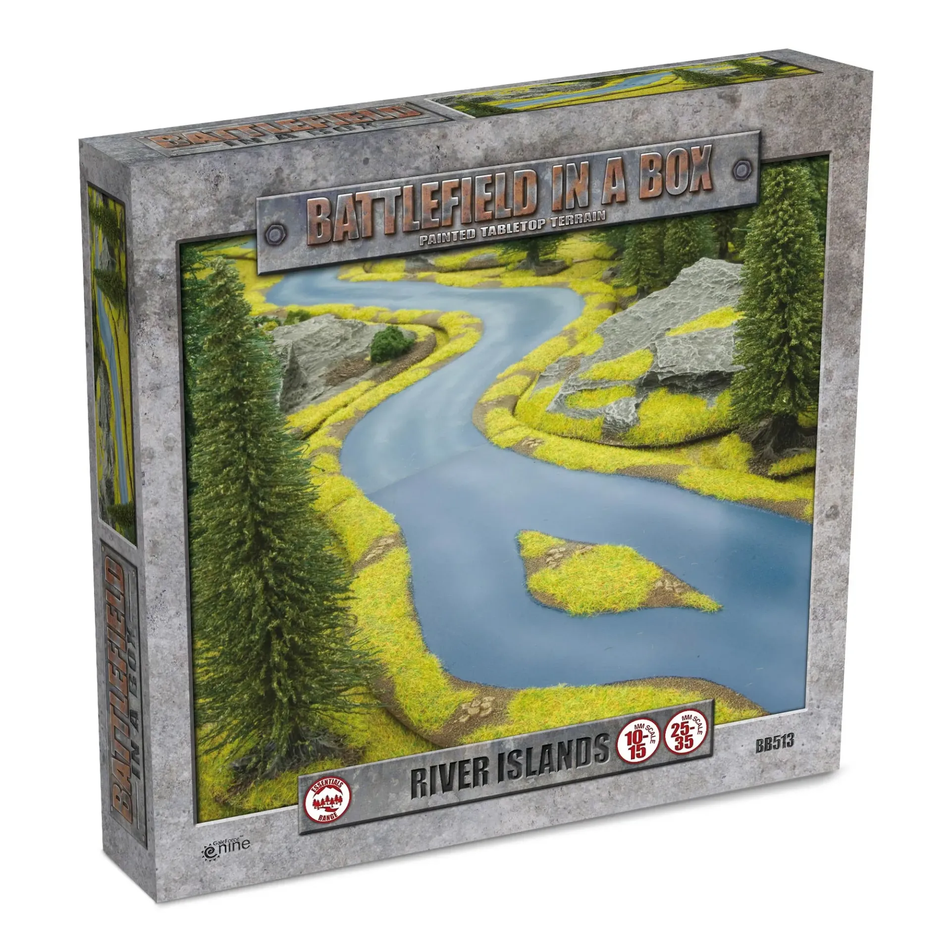 [9420020213098,BB513,Essentials: River Islands (x3),Battlefield in a Box] Essentials: River Islands (x3)